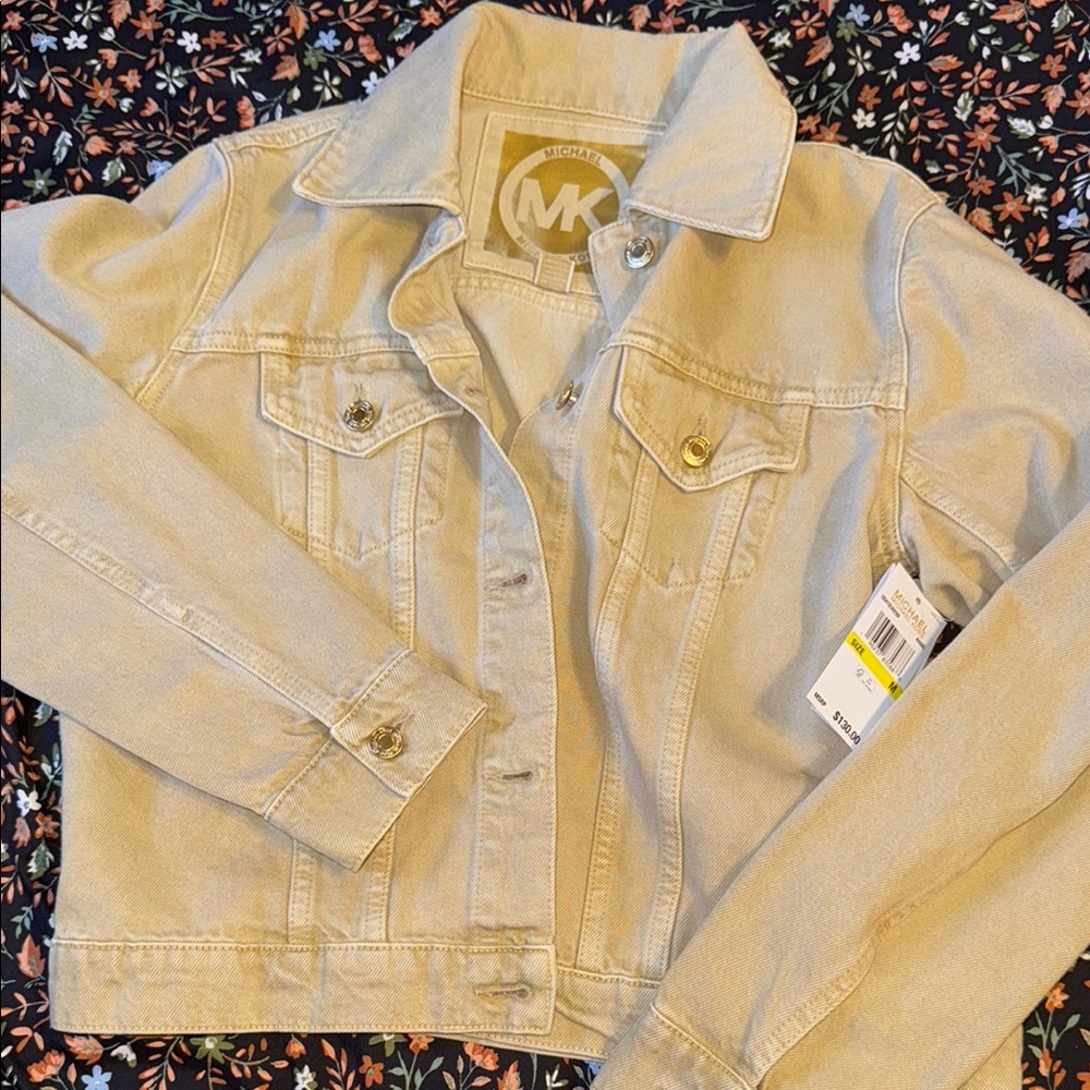 Michael Kors Light Denim Jacket ( Khaki)
